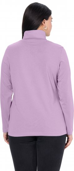 Ulla Popken Basic Long Sleeve Slim Fit Turtleneck Lavender - Pulovere & hanorace - 