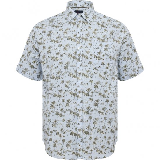 North Latitude Shirt Short Sleeve Light Blue - Cămăși - Cămăși Bărbați Mărimi Mari