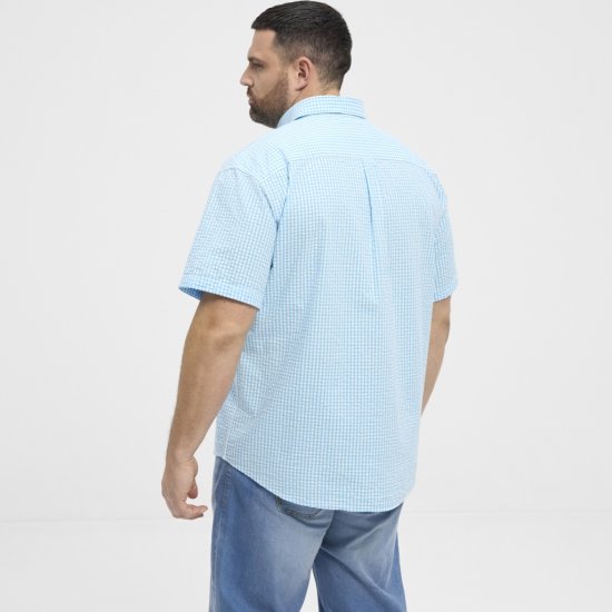 North Latitude Shirt Short Sleeve Turquoise - Cămăși - Cămăși Bărbați Mărimi Mari