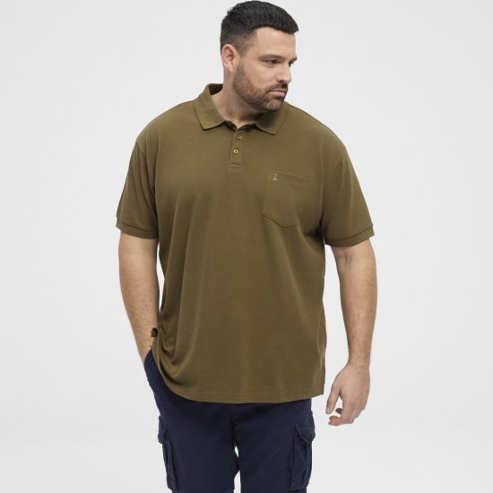 North Latitude Polo Pique Short Sleeve Green - Tricouri polo - Tricouri Polo Bărbați Mărimi Mari