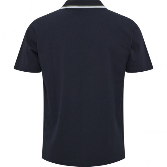 North Latitude Polo Pique V-Neck Navy - Tricouri polo - Tricouri Polo Bărbați Mărimi Mari