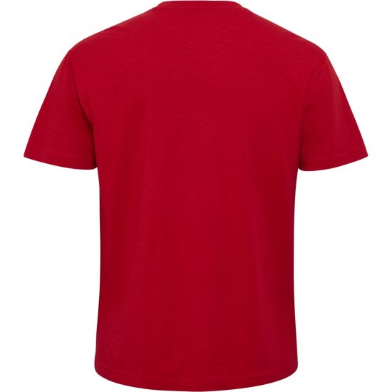 North Latitude T-Shirt Printed Short Sleeve Red - Tricouri - Tricouri Bărbați Mărimi Mari