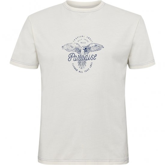 North Latitude T-Shirt Printed Short Sleeve White - Tricouri - Tricouri Bărbați Mărimi Mari