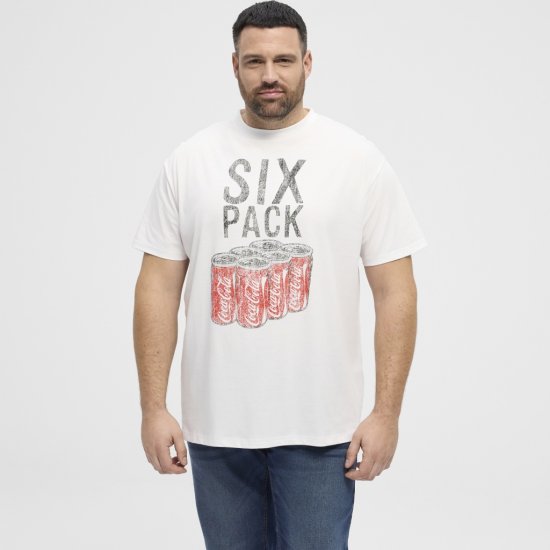North Latitude T-Shirt Coca-Cola White - Tricouri - Tricouri Bărbați Mărimi Mari