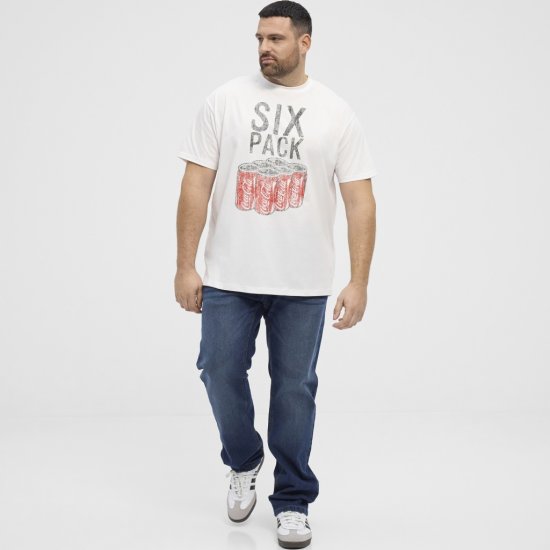North Latitude T-Shirt Coca-Cola White - Tricouri - Tricouri Bărbați Mărimi Mari
