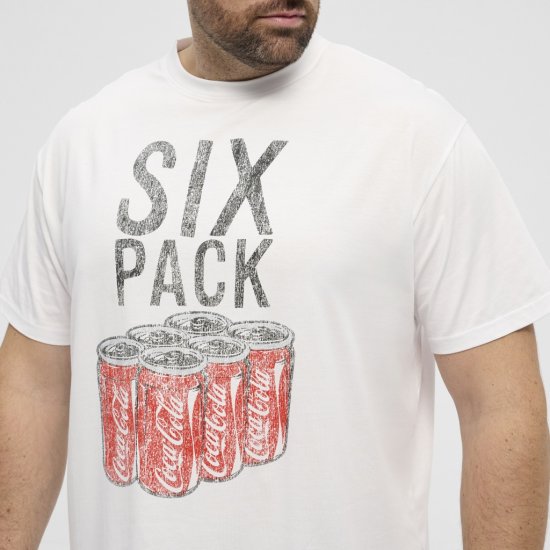 North Latitude T-Shirt Coca-Cola White - Tricouri - Tricouri Bărbați Mărimi Mari