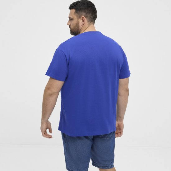 North Latitude T-Shirt Printed Blue - Tricouri - Tricouri Bărbați Mărimi Mari