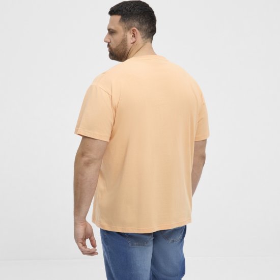 North Latitude T-Shirt Summer Peach - Tricouri - Tricouri Bărbați Mărimi Mari