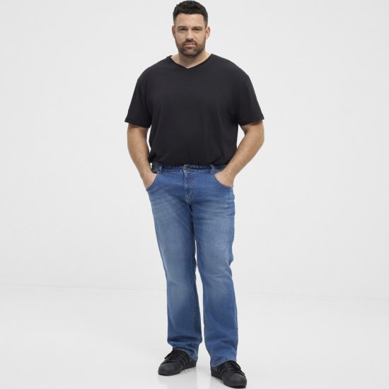 North Latitude Jeans Ringo Denim Blue - Blugi & pantaloni - Blugi & Pantaloni Bărbați Mărimi Mari