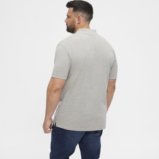 North Latitude Polo Short Sleeve Grey - Tricouri polo - Tricouri Polo Bărbați Mărimi Mari