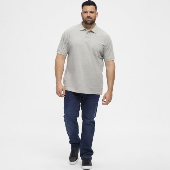 North Latitude Polo Short Sleeve Grey - Tricouri polo - Tricouri Polo Bărbați Mărimi Mari