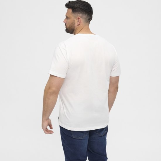 North Latitude T-Shirt 2-Pack White - Tricouri - Tricouri Bărbați Mărimi Mari