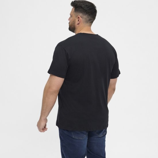 North Latitude T-Shirt 2-Pack Black - Tricouri - Tricouri Bărbați Mărimi Mari