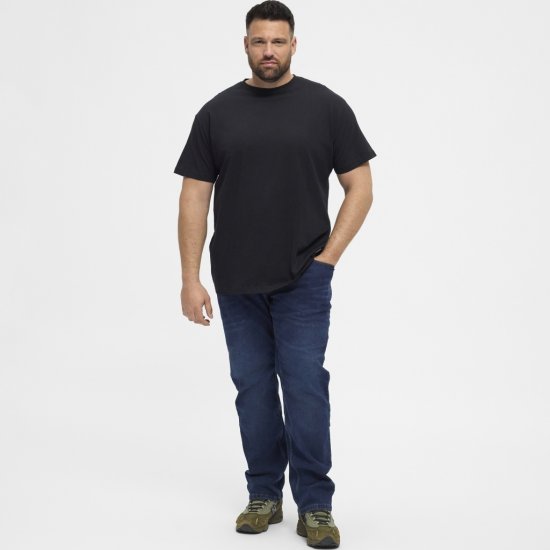 North Latitude T-Shirt 2-Pack Black - Tricouri - Tricouri Bărbați Mărimi Mari