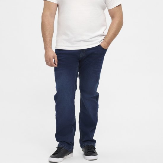 North Latitude Jeans Ringo Blue Used Wash - Blugi & pantaloni - Blugi & Pantaloni Bărbați Mărimi Mari