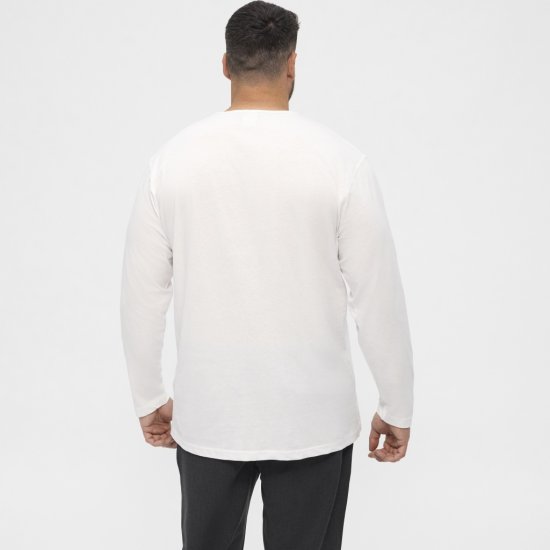 North Latitude T-Shirt Long Sleeve - Tricouri - Tricouri Bărbați Mărimi Mari