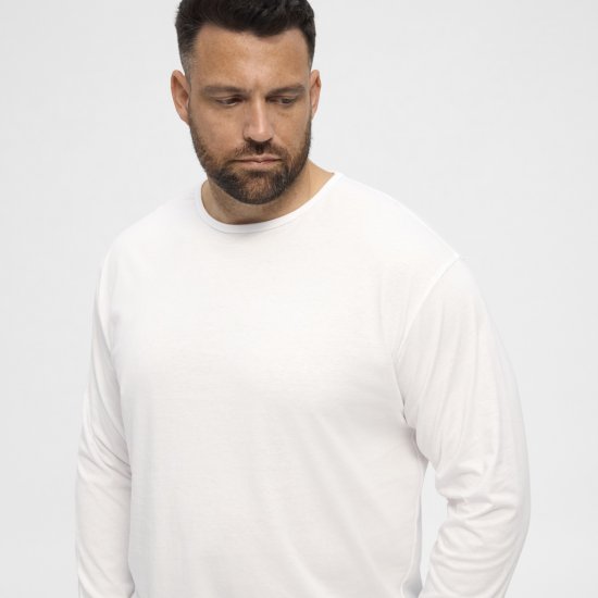 North Latitude T-Shirt Long Sleeve - Tricouri - Tricouri Bărbați Mărimi Mari