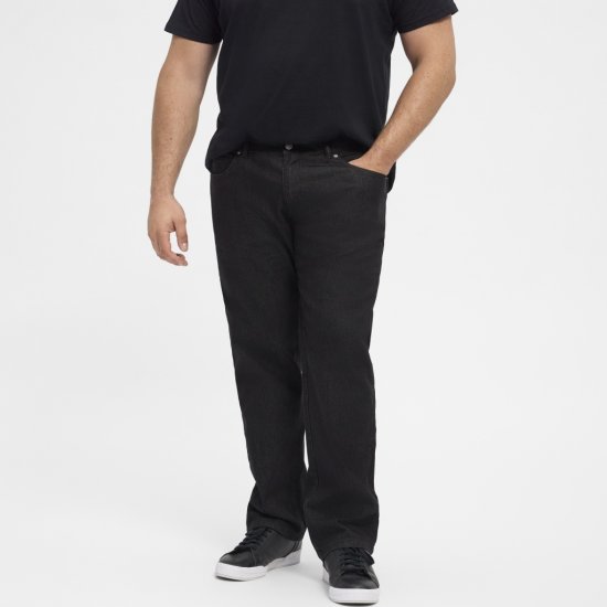 North Latitude Jeans Mick Black Stone Wash - Blugi & pantaloni - Blugi & Pantaloni Bărbați Mărimi Mari