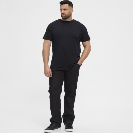North Latitude Jeans Mick Black Stone Wash - Blugi & pantaloni - Blugi & Pantaloni Bărbați Mărimi Mari