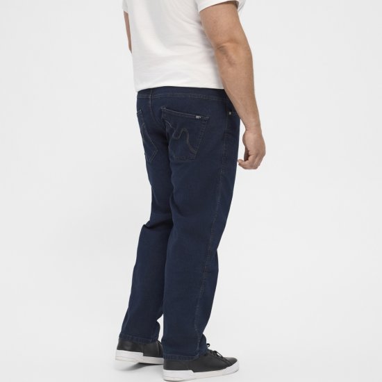 North Latitude Jeans Mick Blue Stone Washed - Blugi & pantaloni - Blugi & Pantaloni Bărbați Mărimi Mari