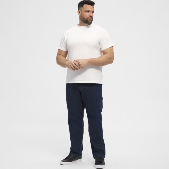 North Latitude Jeans Mick Blue Stone Washed - Blugi & pantaloni - Blugi & Pantaloni Bărbați Mărimi Mari