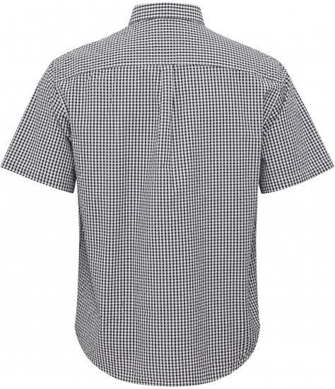 North Latitude Shirt Short Sleeve Checked Grey - Cămăși - Cămăși Bărbați Mărimi Mari