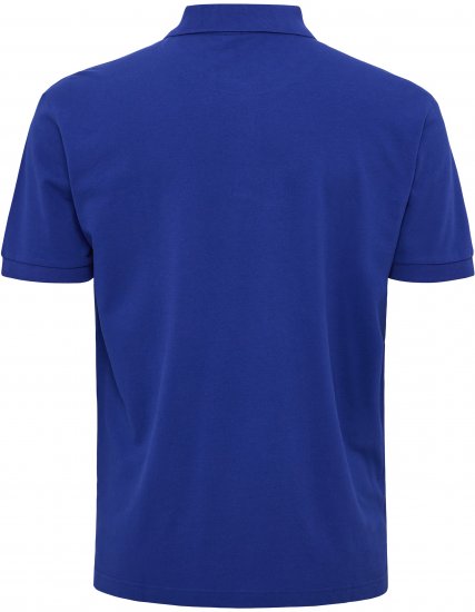 North Latitude Polo Pique Short Sleeve Cobalt Blue - Tricouri polo - Tricouri Polo Bărbați Mărimi Mari