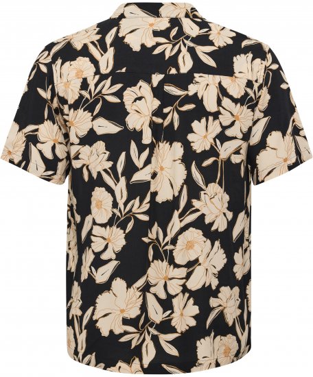 North Latitude Shirt Cuba Short Sleeve Navy - Cămăși - Cămăși Bărbați Mărimi Mari