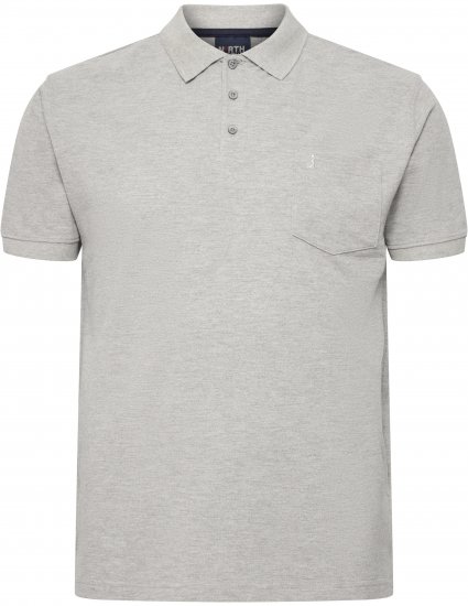 North Latitude Polo Short Sleeve Grey - Tricouri polo - Tricouri Polo Bărbați Mărimi Mari