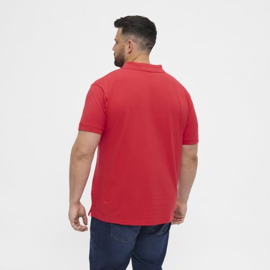 North Latitude Polo Short Sleeve Red - Tricouri polo - Tricouri Polo Bărbați Mărimi Mari