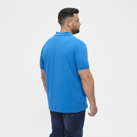 North Latitude Polo Short Sleeve Blue - Tricouri polo - Tricouri Polo Bărbați Mărimi Mari