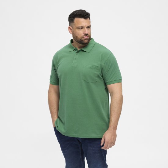 North Latitude Polo Short Sleeve Green - Tricouri polo - Tricouri Polo Bărbați Mărimi Mari