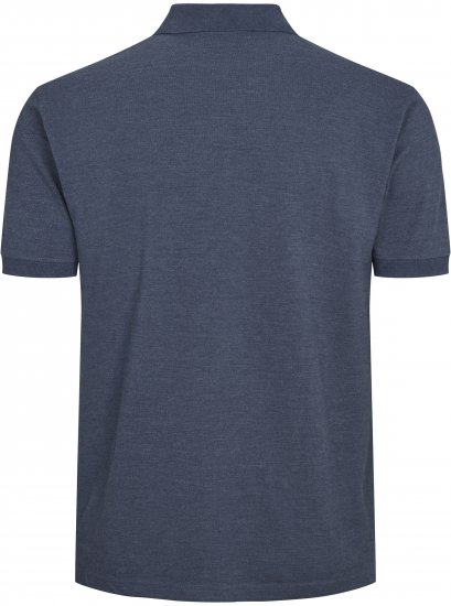 North Latitude Polo Short Sleeve Blue Melange TALL - ÎMBRĂCĂMINTE BĂRBAȚI MT-6XLT - Tall dimensiuni bărbați