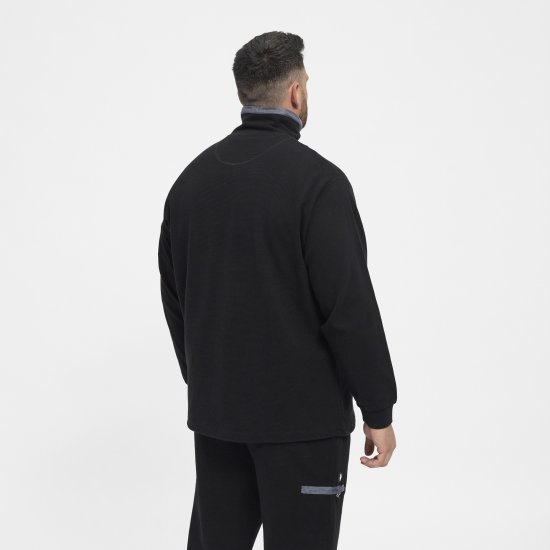 North Latitude Sweatshirt Ottoman Black - Pulovere & hanorace - Pulovere & Hanorace Bărbați Mărimi Mari