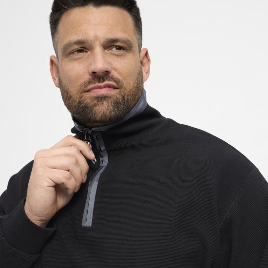 North Latitude Sweatshirt Ottoman Black - Pulovere & hanorace - Pulovere & Hanorace Bărbați Mărimi Mari