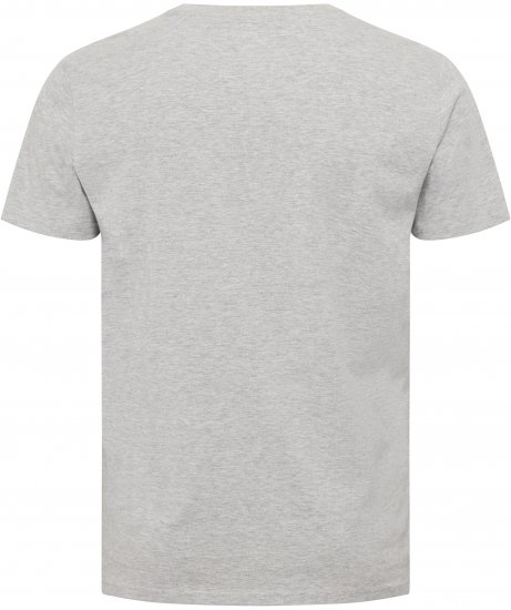 North Latitude Everlast T-shirt Grey Melange - Tricouri - Tricouri Bărbați Mărimi Mari