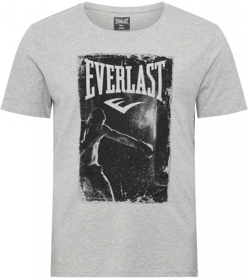 North Latitude Everlast T-shirt Grey Melange - Tricouri - Tricouri Bărbați Mărimi Mari