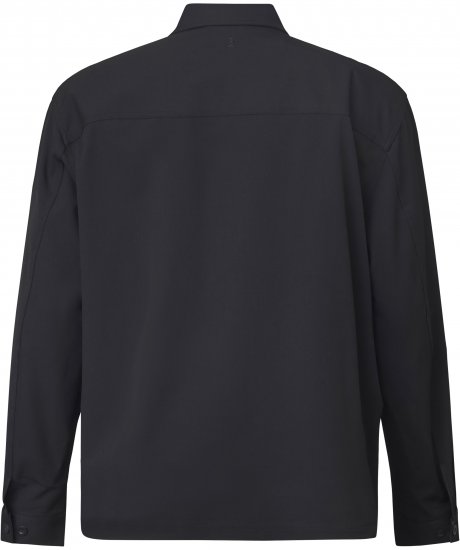 North Latitude 61106 Overshirt Stil Costum Cu Fermoar Integral Negru - Geci - Geci Bărbați Mărimi Mari