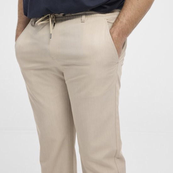 North Latitude 51143 Dress Pants Jog Style Beige - Blugi & pantaloni - Blugi & Pantaloni Bărbați Mărimi Mari
