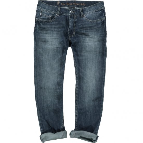 JP1880 Jeans Straight Fit Super Stretch Denim Used Blue - Blugi & pantaloni - Blugi & Pantaloni Bărbați Mărimi Mari