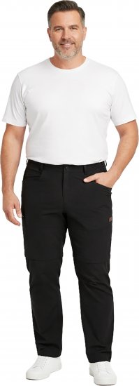 Dobsom Nebraska Pantaloni cu Craci Detașabili Negri - Haine sport & haine de exterior - Haine Sport & Exterior Bărbați Mărimi Mari