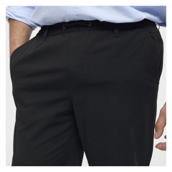 North Latitude Dress Pants Elastic Waist Black - Pantaloni - Pantaloni Bărbați Mărimi Mari