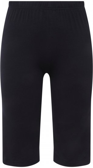 Ulla Popken Stretch Knit Bike Shorts Blue - Blugi & Pantaloni pentru Femei Mărimi Mari – Plus Size - 