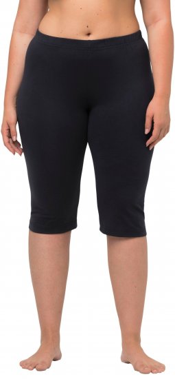 Ulla Popken Stretch Knit Bike Shorts Blue - Blugi & Pantaloni pentru Femei Mărimi Mari – Plus Size - 