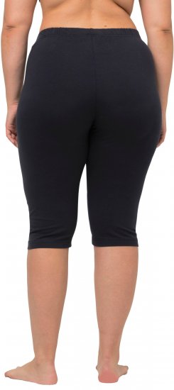Ulla Popken Stretch Knit Bike Shorts Blue - Blugi & Pantaloni pentru Femei Mărimi Mari – Plus Size - 