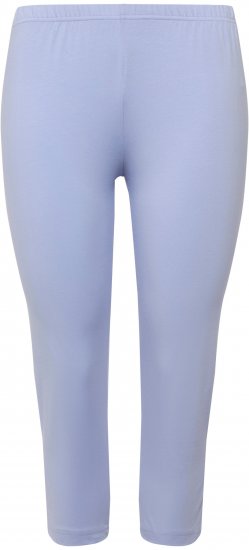 Ulla Popken Basic Stretch Knit Capris Blue - Blugi & Pantaloni pentru Femei Mărimi Mari – Plus Size - 