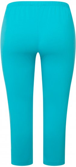 Ulla Popken Basic Stretch Knit Capris Blue - Blugi & Pantaloni pentru Femei Mărimi Mari – Plus Size - 
