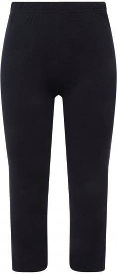 Ulla Popken Basic Stretch Knit Capris Navy - Blugi & Pantaloni pentru Femei Mărimi Mari – Plus Size - 