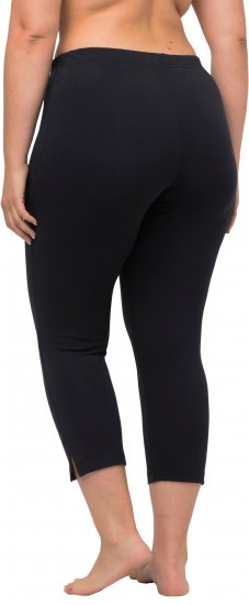 Ulla Popken Basic Stretch Knit Capris Navy - Blugi & Pantaloni pentru Femei Mărimi Mari – Plus Size - 