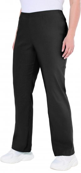 Ulla Popken Classic Stretch Bengaline Comfort Pants Black - Blugi & Pantaloni pentru Femei Mărimi Mari – Plus Size - 